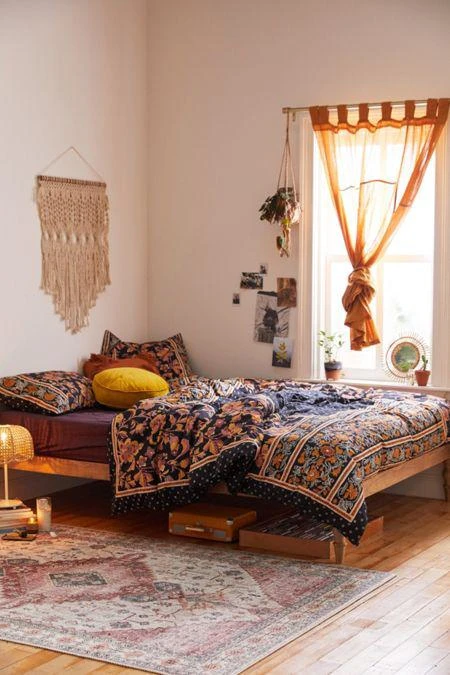 商品Urban Outfitters|Auden Boho Floral Sham Set,价格¥293,第4张图片详细描述