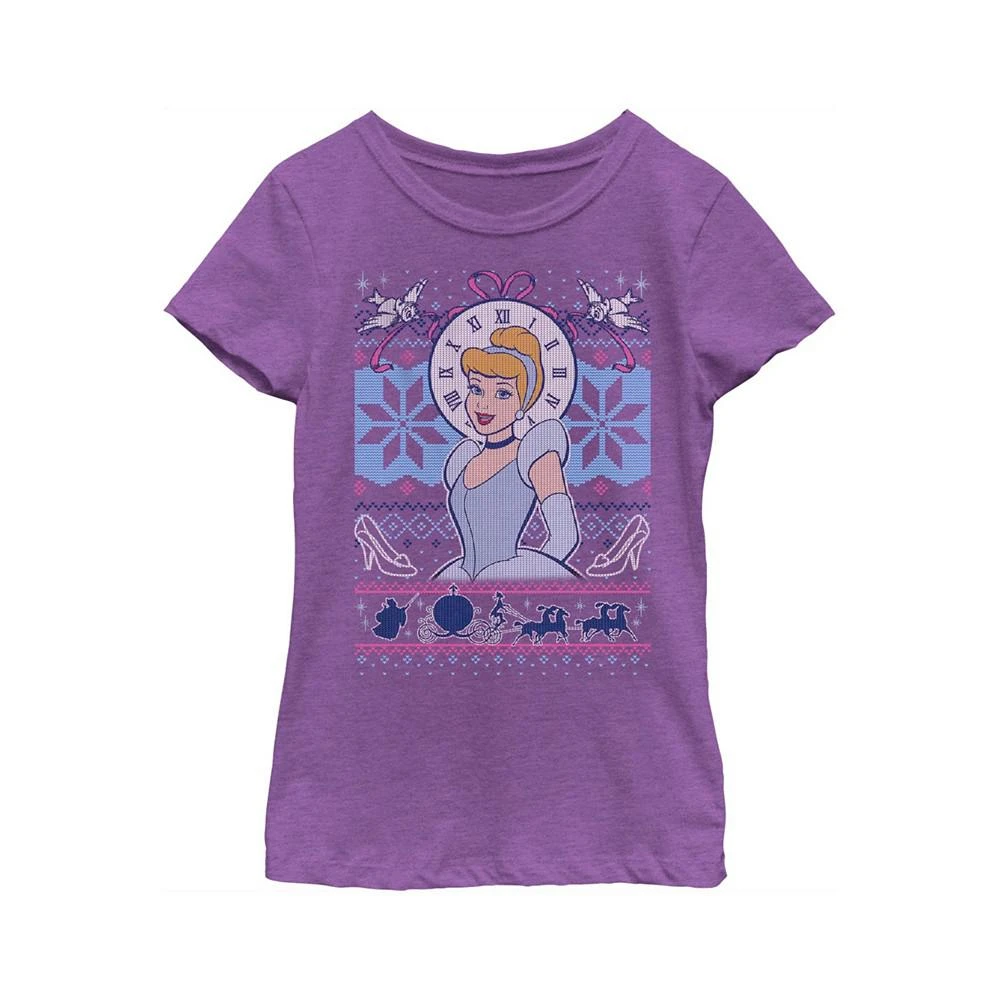 商品Disney|Girl's Cinderella Christmas Sweater  Child T-Shirt,价格¥202,第1张图片