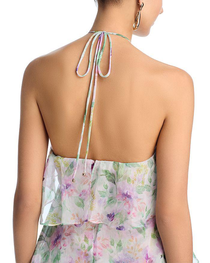 elliatt mirabelle tiered halter dress Elliatt Mirabelle Cocktail Dress - Multi