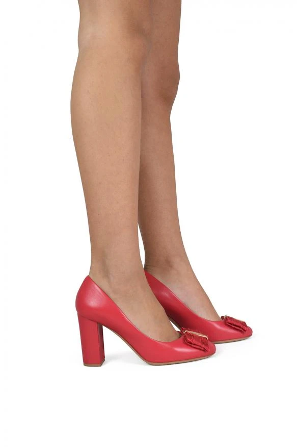 商品Salvatore Ferragamo|Luxury shoes for women salvatore ferragamo pumps in pink leather,价格¥2944,第2张图片详细描述