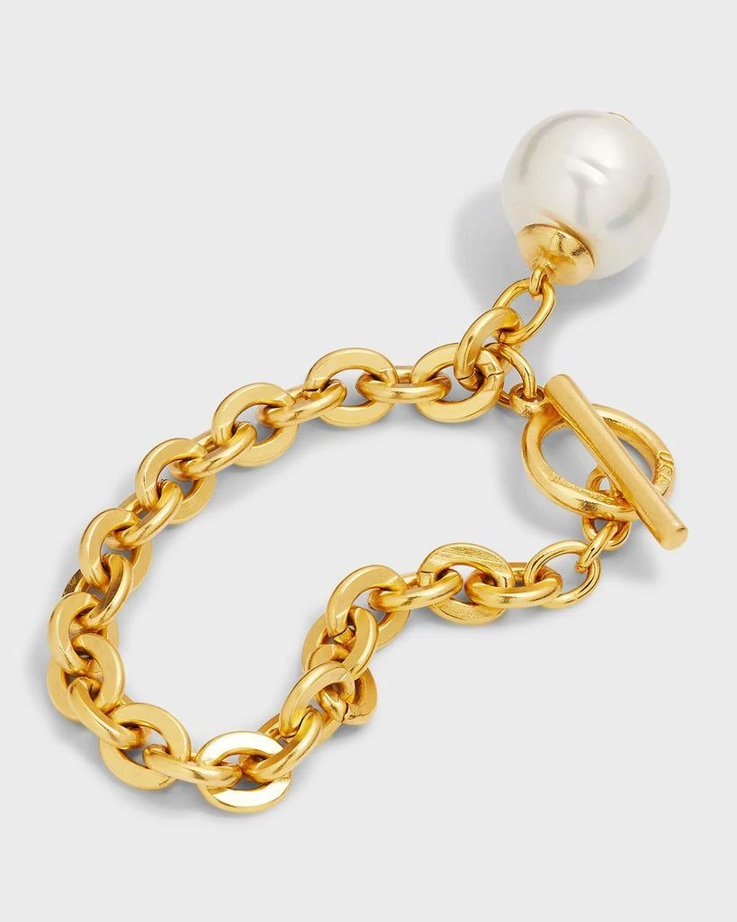 商品BEN-AMUN|Chain Bracelet with Pearly Drop,价格¥805,第3张图片详细描述