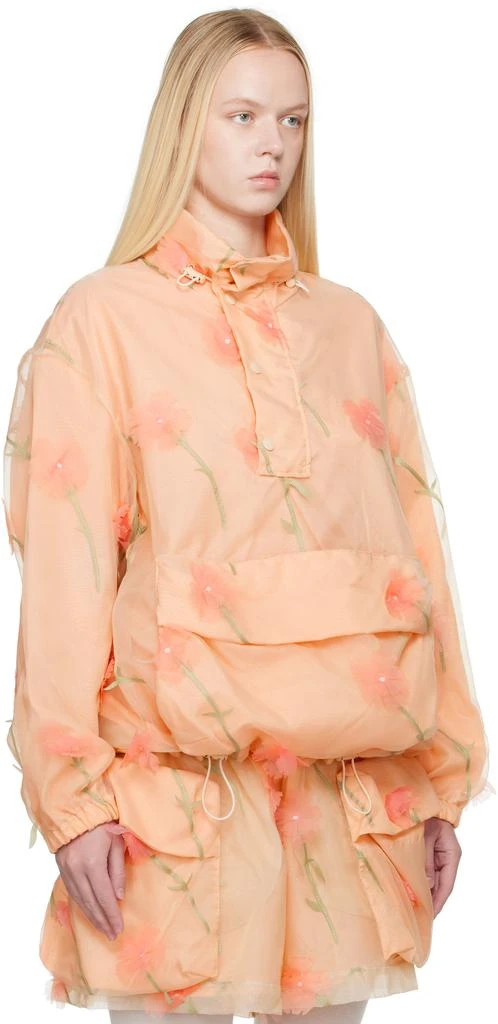 商品Simone Rocha|Pink Carnation Organza Cagoule Jacket,价格¥18117,第2张图片详细描述