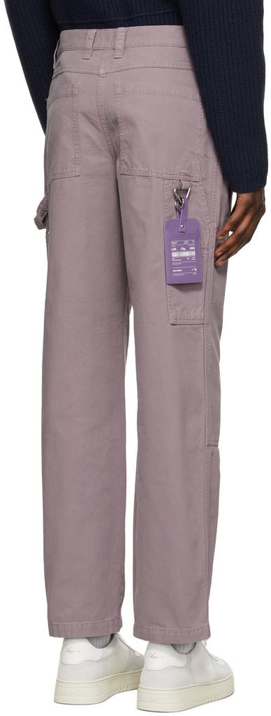 Purple Cotton Trousers商品第3张图片规格展示
