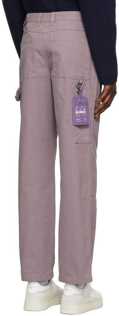 商品Axel Arigato|Purple Cotton Trousers,价格¥901,第5张图片详细描述