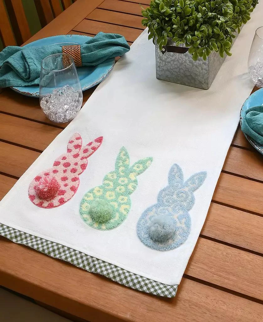 商品National Tree Company|72" Easter Bunny Table Runner,价格¥247,第5张图片详细描述