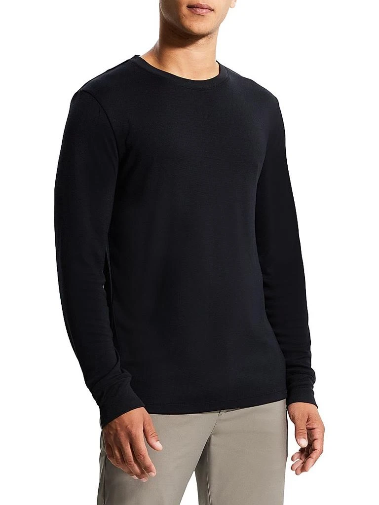 商品Theory|Essential Anemone Milano Long-Sleeve T-Shirt,价格¥1077,第3张图片详细描述