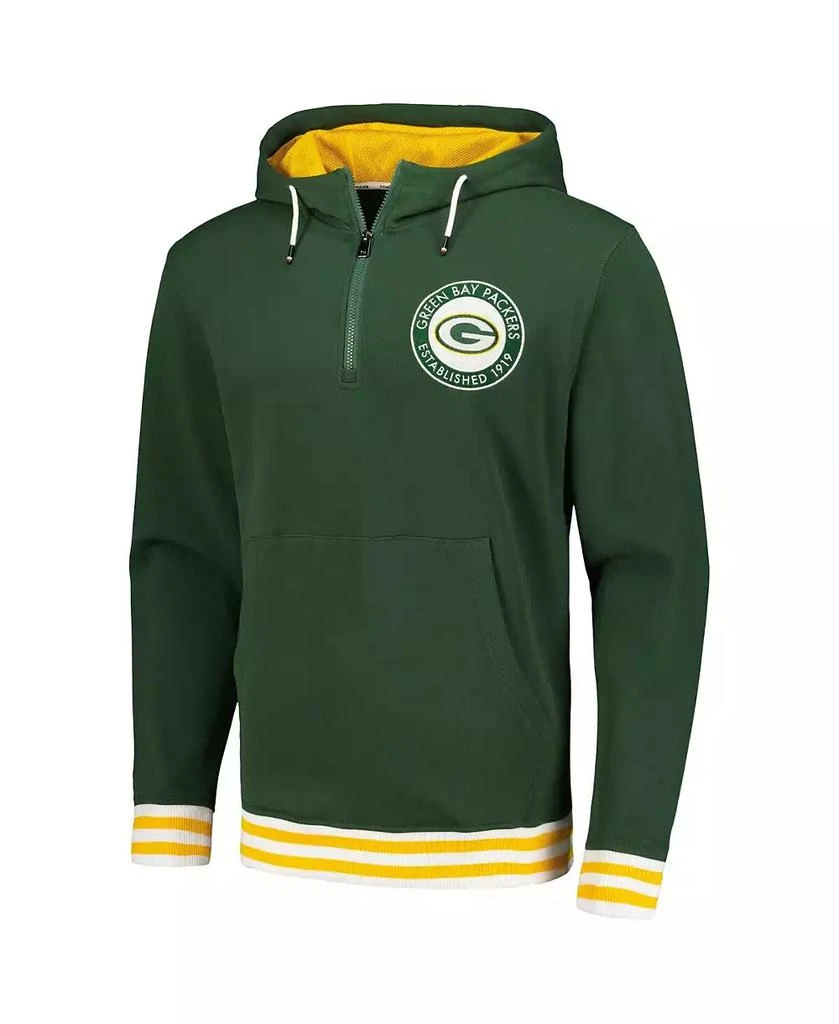 商品Tommy Hilfiger|Men's Green Green Bay Packers Aaron Quarter-Zip Hoodie,价格¥741,第2张图片详细描述