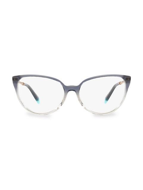 商品Tiffany & Co.|53MM Cat Eye Eyeglasses,价格¥2221,第1张图片