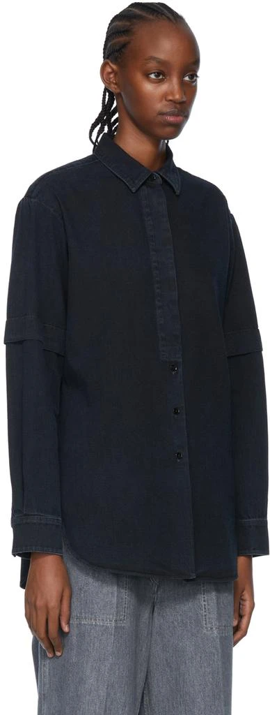 商品Lemaire|Navy Denim Shirt,价格¥991,第4张图片详细描述