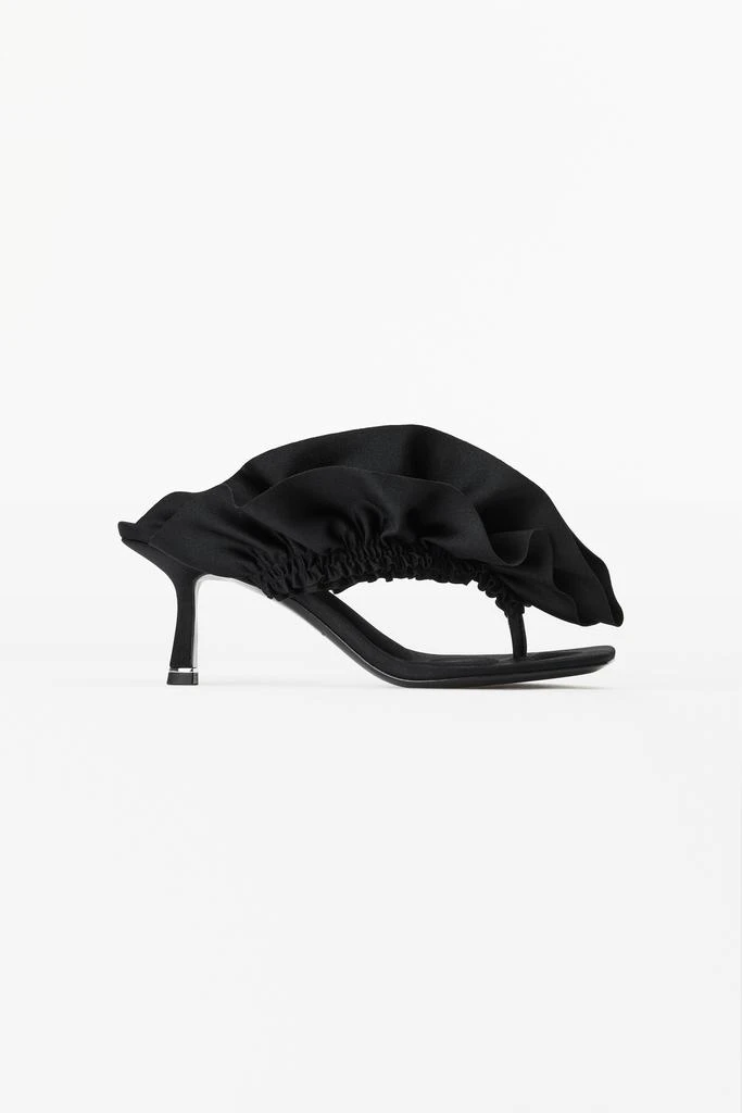 商品Alexander Wang|CELESTE 65 RUFFLE SANDAL IN LYCRA,价格¥2267,第1张图片