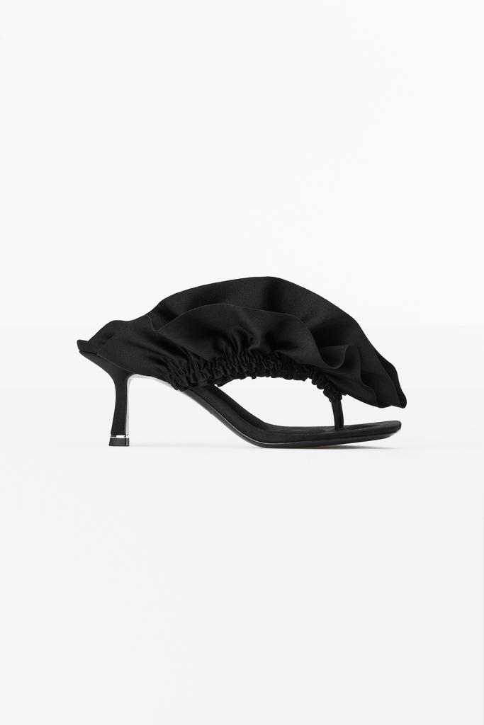 商品Alexander Wang|CELESTE 65 RUFFLE SANDAL IN LYCRA,价格¥2540,第1张图片