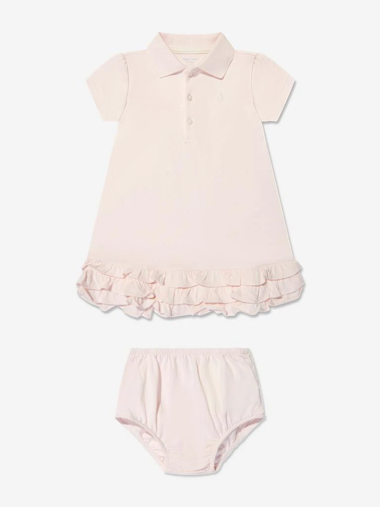 商品Ralph Lauren|Baby Girls Cotton Dress With Knickers,价格¥466,第1张图片