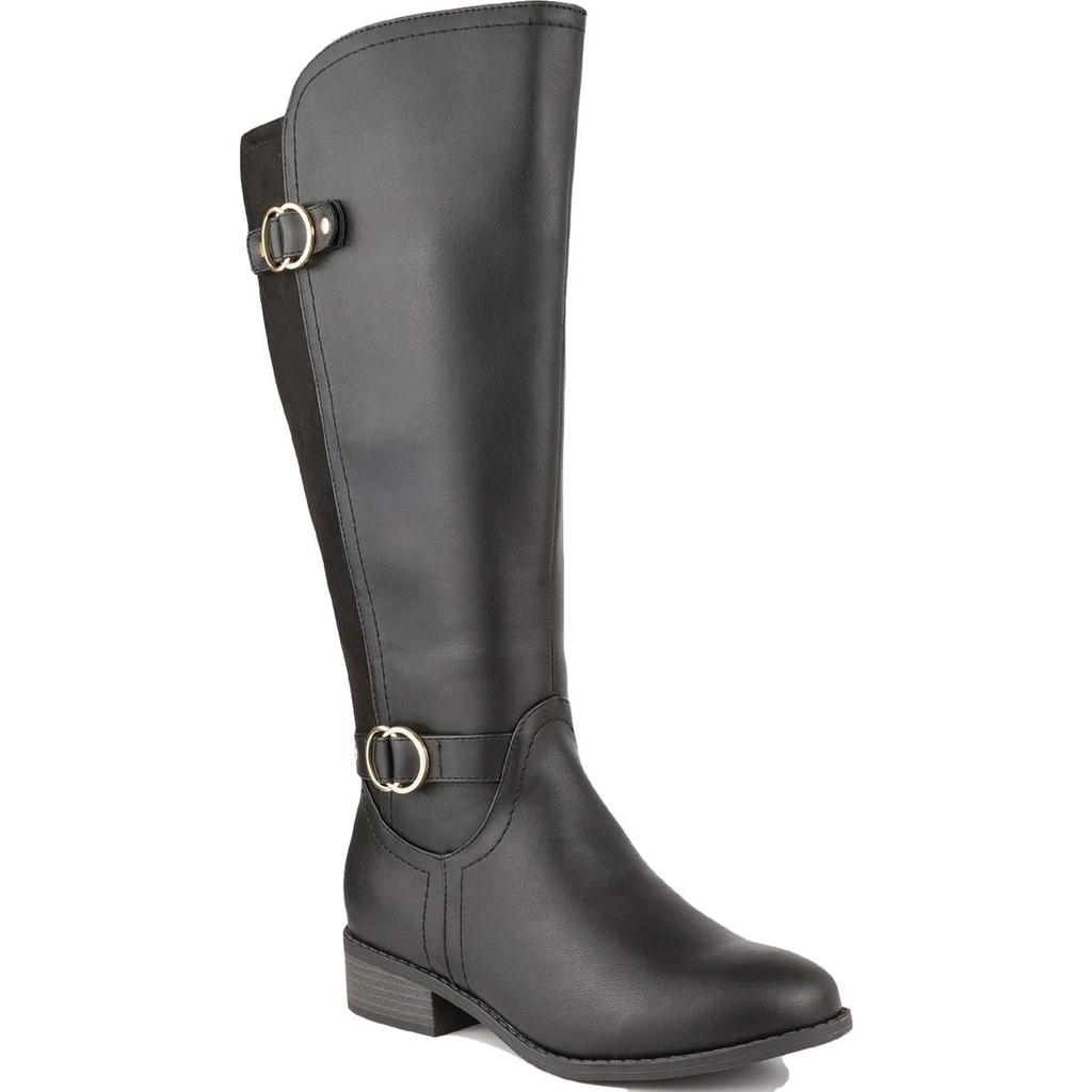 Karen Scott Womens Leandraa Wide Calf Zipper Knee-High Boots商品第1张图片规格展示