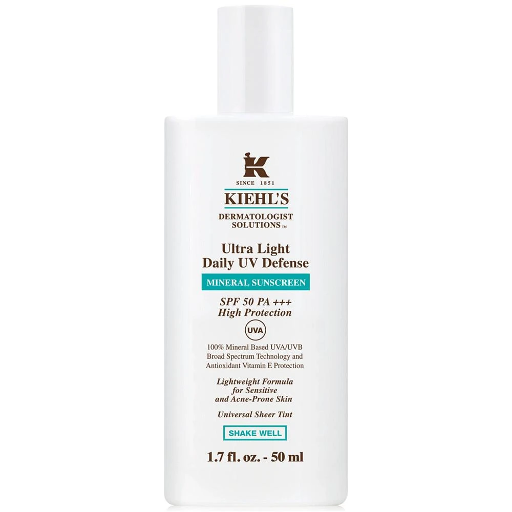 商品Kiehl's|Dermatologist Solutions Super Fluid UV Mineral Defense Broad Spectrum SPF 50+, 1.7-oz.,价格¥282,第1张图片