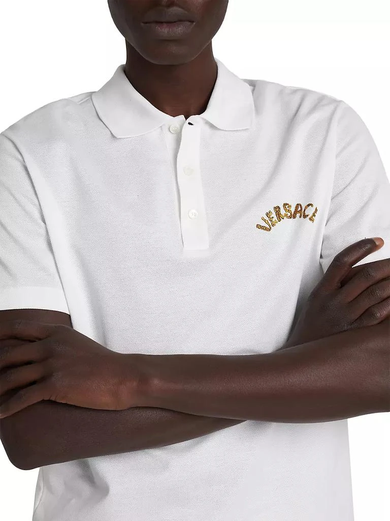 Embroidered Cotton Polo Shirt 商品