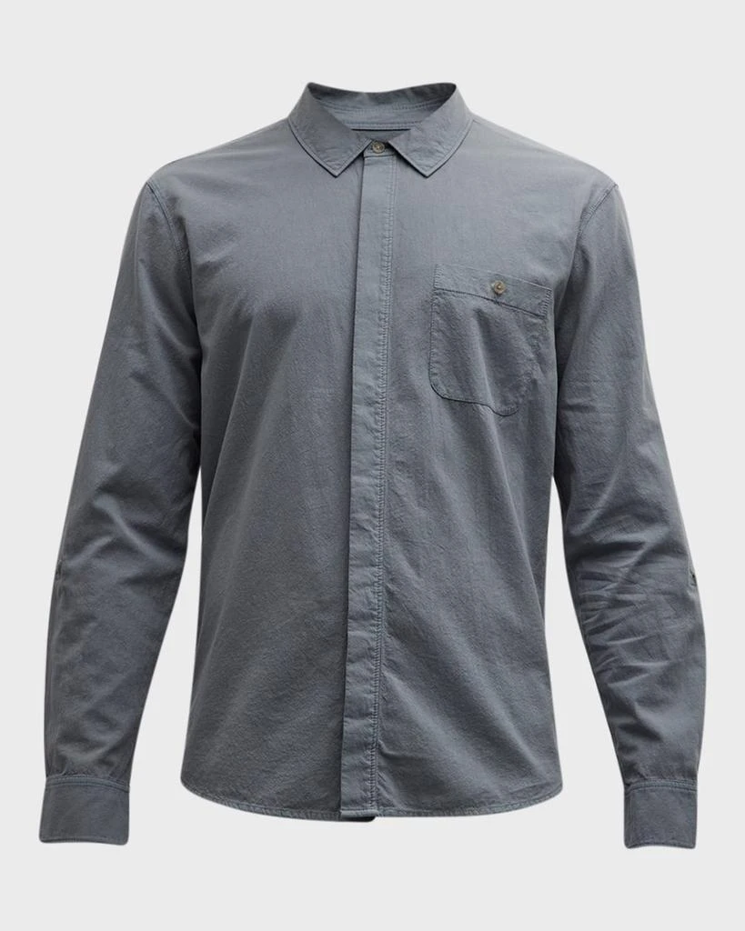 商品Paige|Men's Gregory Hidden-Placket Sport Shirt,价格¥1320,第2张图片详细描述