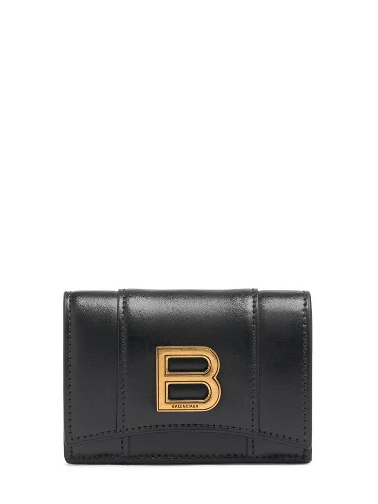商品Balenciaga|Mini Hourglass Smooth Leather Wallet,价格¥4217,第1张图片