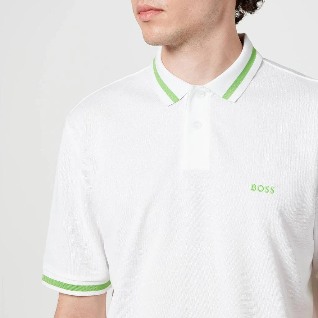 商品Hugo Boss|BOSS Green Men's Pio Polo Shirt - White,价格¥420,第4张图片详细描述