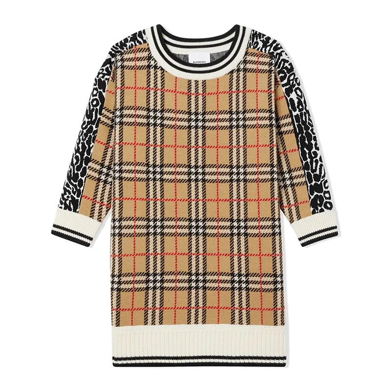 商品Burberry|BURBERRY 格纹女童连衣裙 8029168,价格¥2252,第1张图片