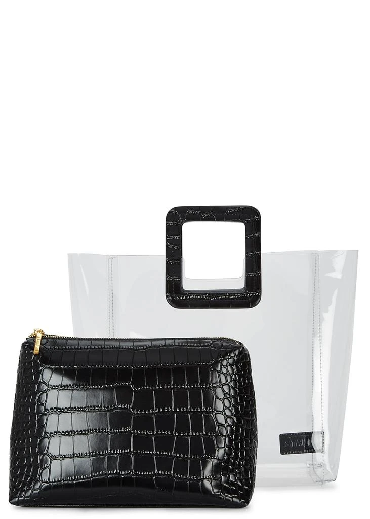 商品Staud|Shirley PVC and crocodile-effect leather tote,价格¥1133,第4张图片详细描述