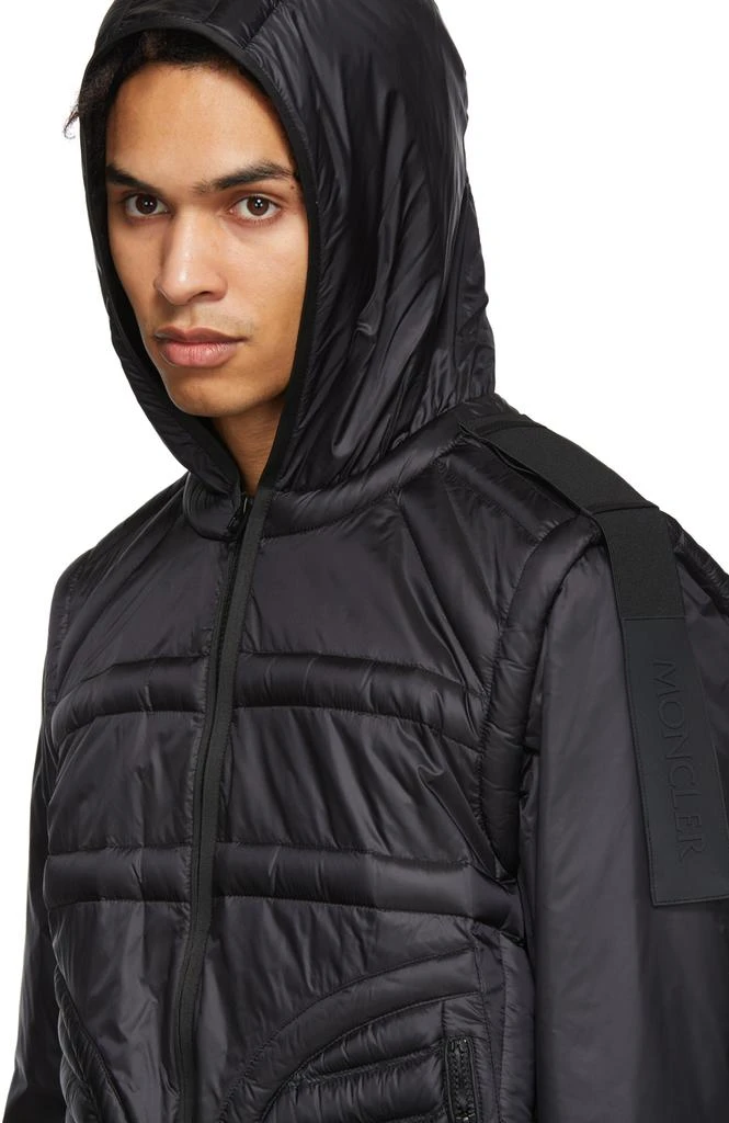商品Moncler|5 Moncler Craig Green Black Down Apex Jacket,价格¥7723,第4张图片详细描述
