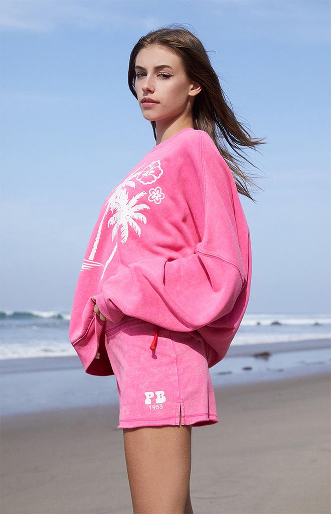 By PacSun Pink Beach Sweat Shorts商品第3张图片规格展示