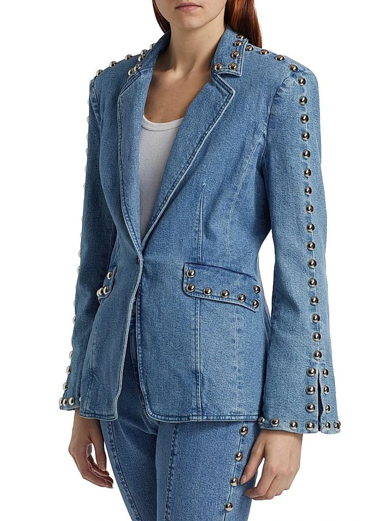 商品Cinq à Sept|Milly Studded Denim Jacket,价格¥2568,第4张图片详细描述