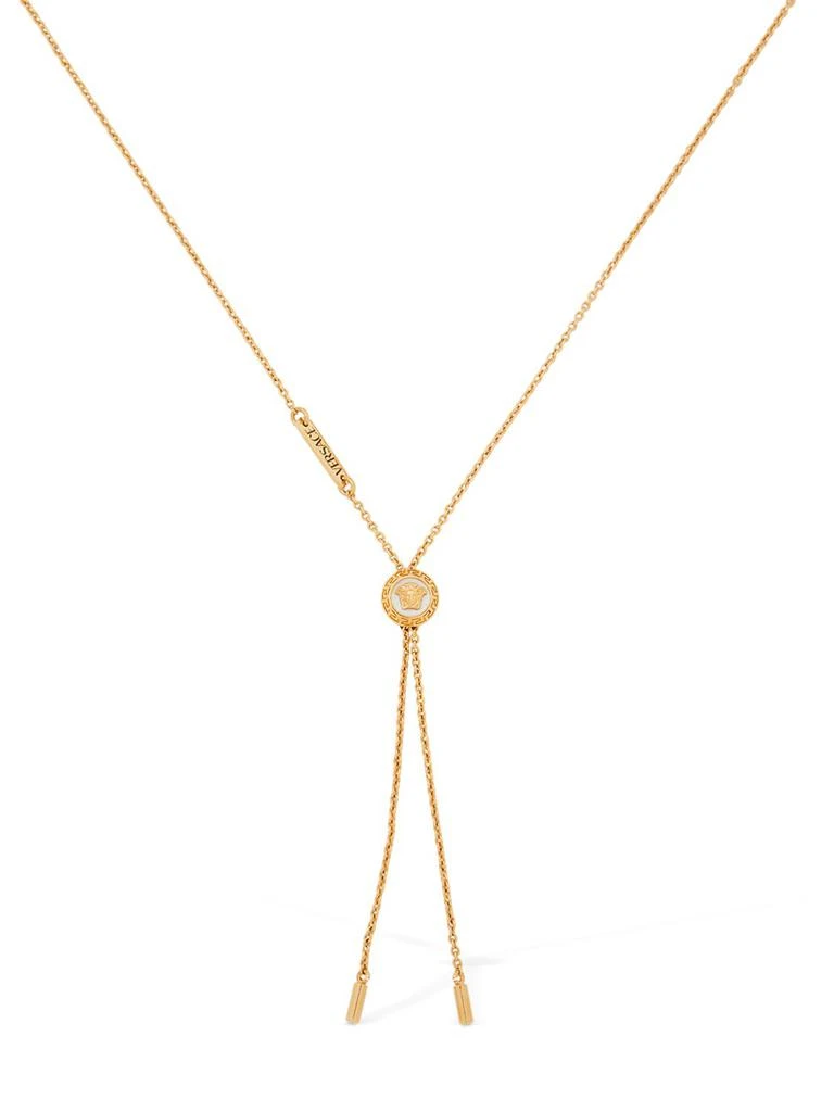 商品Versace|Medusa Enamel Charm Necklace,价格¥1787,第1张图片