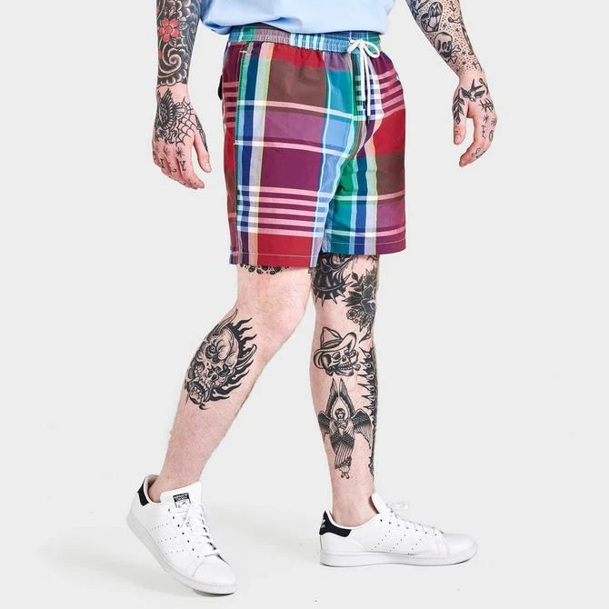 商品Ralph Lauren|Men's Polo Sport Traveler Printed Swim Shorts,价格¥480,第3张图片详细描述