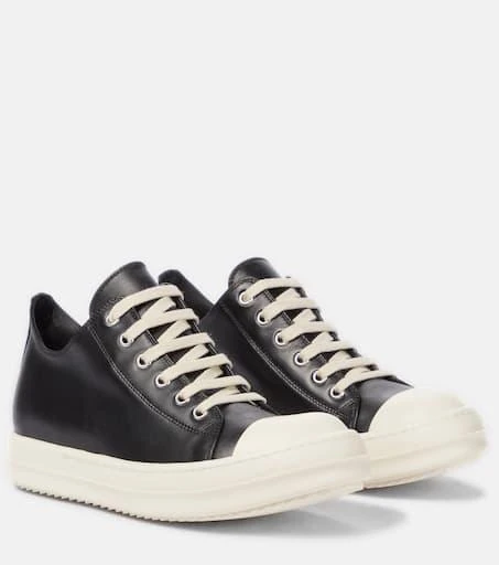 商品Rick Owens|Phlegethon leather sneakers,价格¥6860,第1张图片