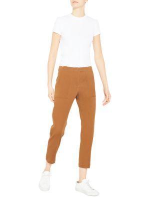 商品Theory|Treeca Topstitched Ankle Pants,价格¥638,第7张图片详细描述