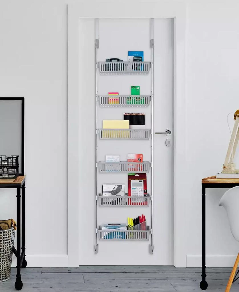 商品Smart Design|6-Tier Over-the-Door Hanging Pantry Organizer with Full Baskets,价格¥472,第5张图片详细描述