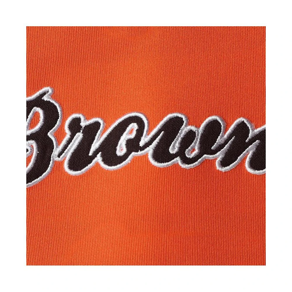 商品Outerstuff|Toddler Girls Brown Cleveland Browns Cheer Captain Jumper Dress,价格¥254,第3张图片详细描述