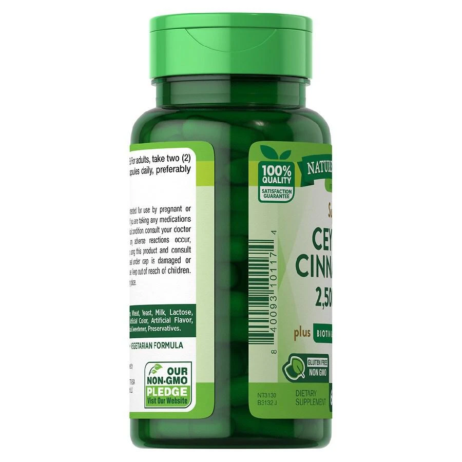 商品Nature's Truth|Super Cinnamon Plus Biotin & Chromium, Capsules,价格¥92,第4张图片详细描述