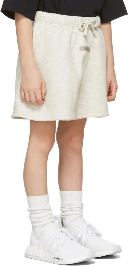 商品Essentials|Kids Off-White Sweat Shorts,价格¥420,第3张图片详细描述