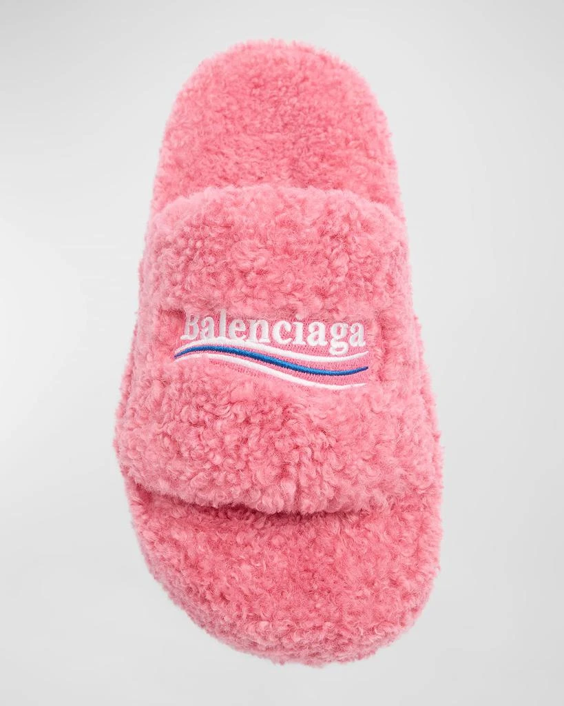 商品Balenciaga|Furry Platform Sandals,价格¥6795,第5张图片详细描述