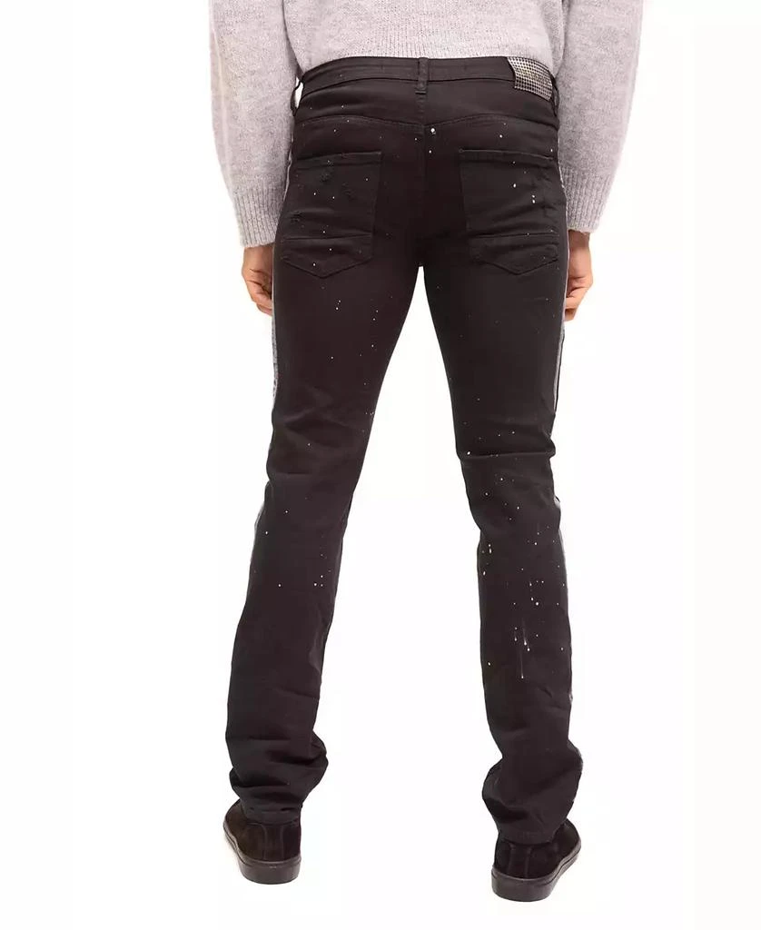 商品RON TOMSON|Men's Modern Splattered Stripe Jeans,价格¥1373,第2张图片详细描述