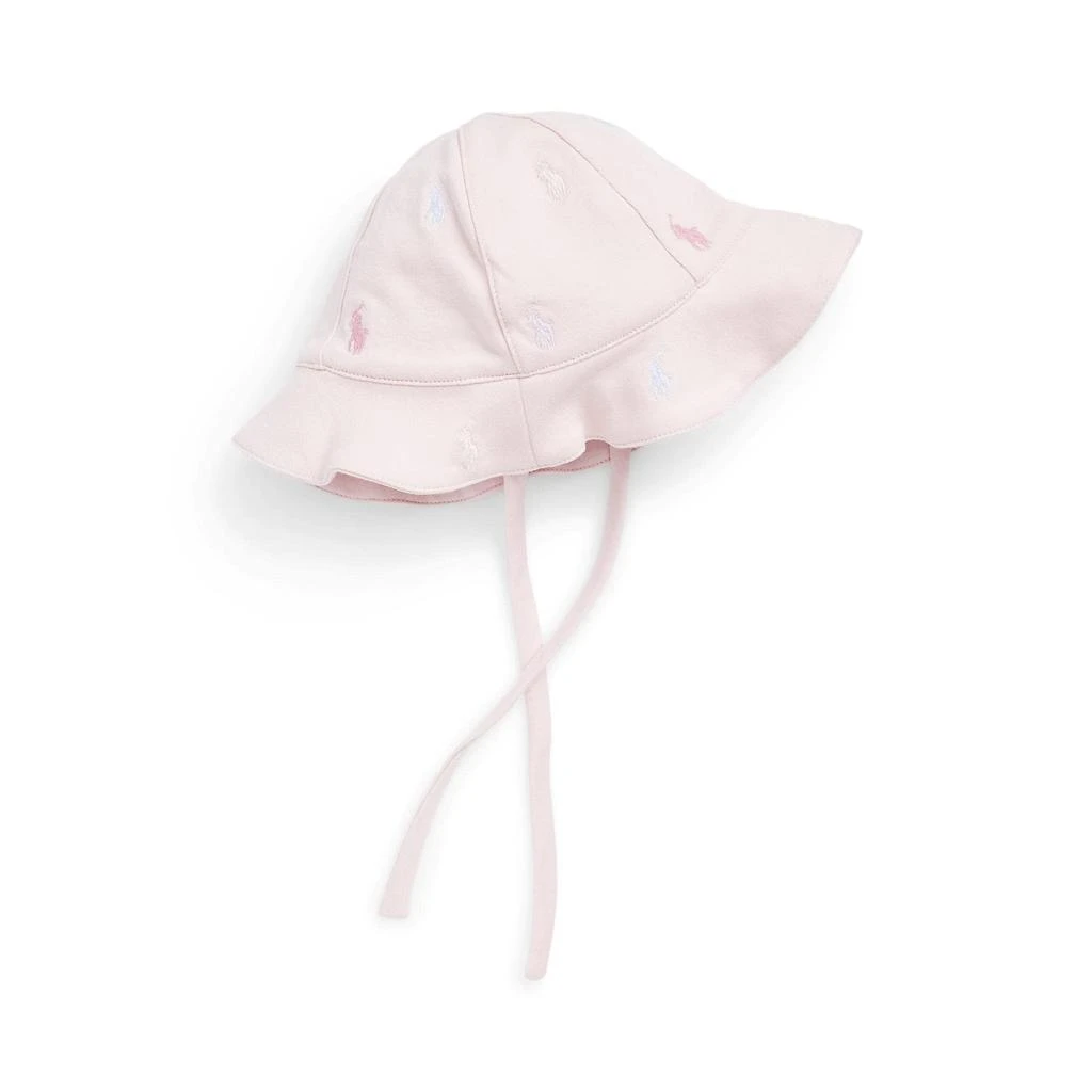 商品Ralph Lauren|Polo Pony Cotton Interlock Hat (Infant),价格¥188,第2张图片详细描述