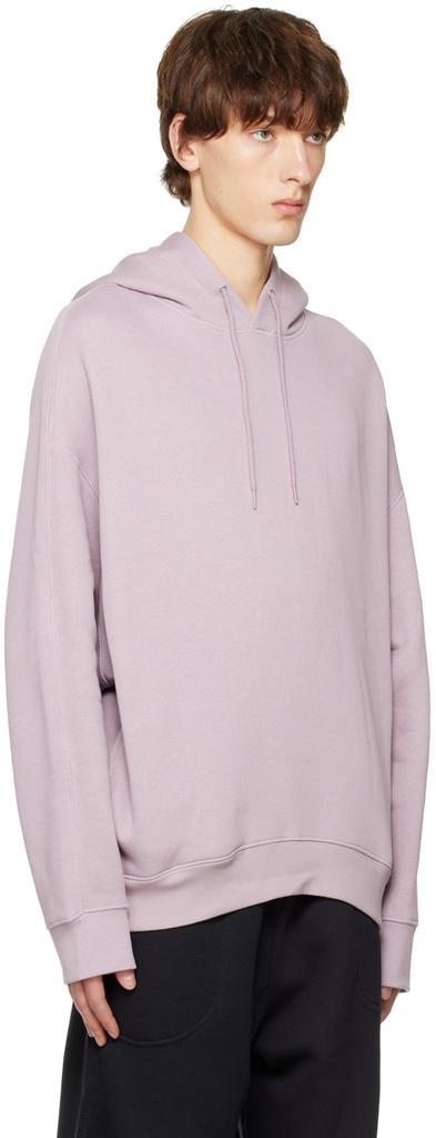 Purple Dropped Shoulders Hoodie商品第2张图片规格展示