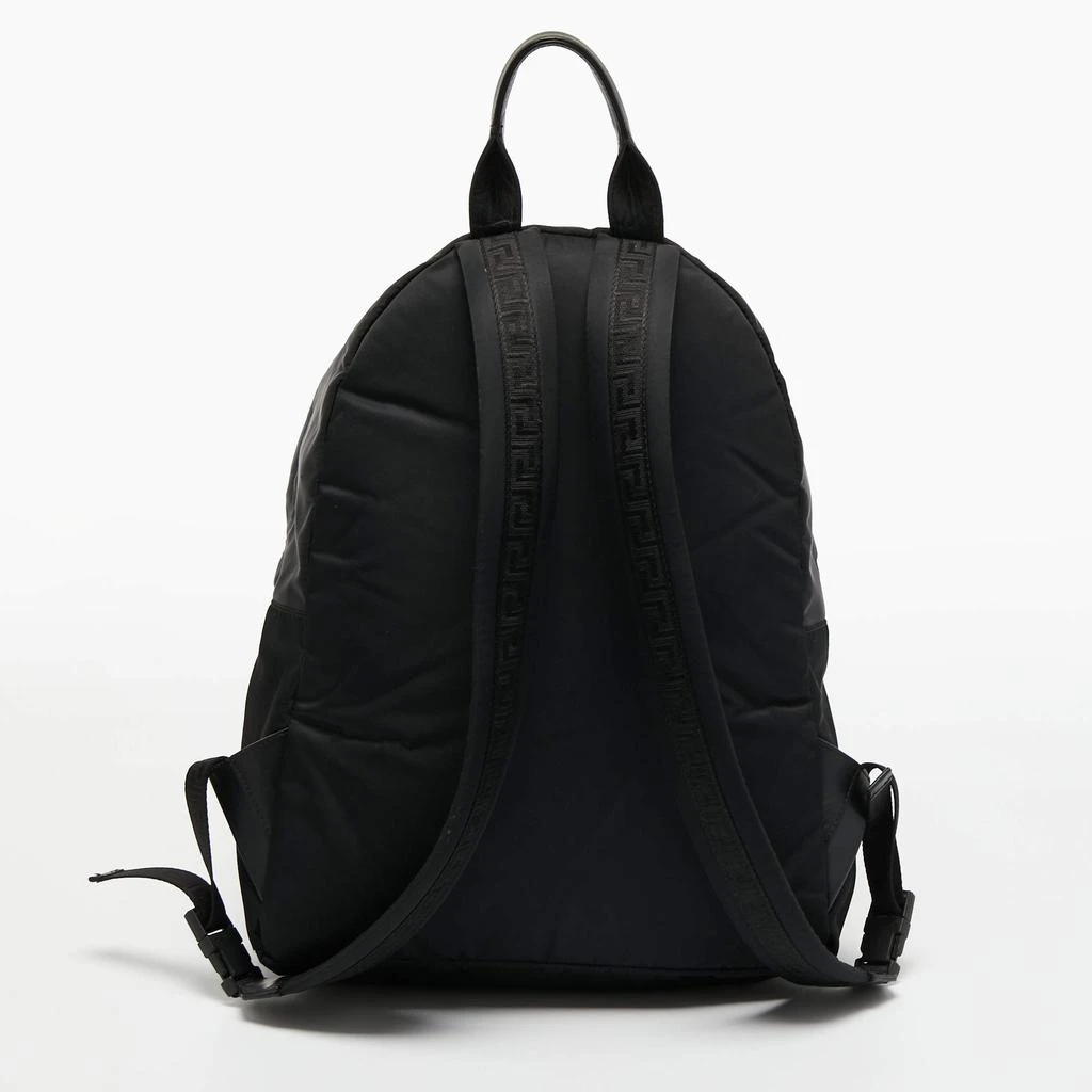 商品[二手商品] Versace|Versace Black Nylon and Leather Medusa Backpack,价格¥2297,第4张图片详细描述