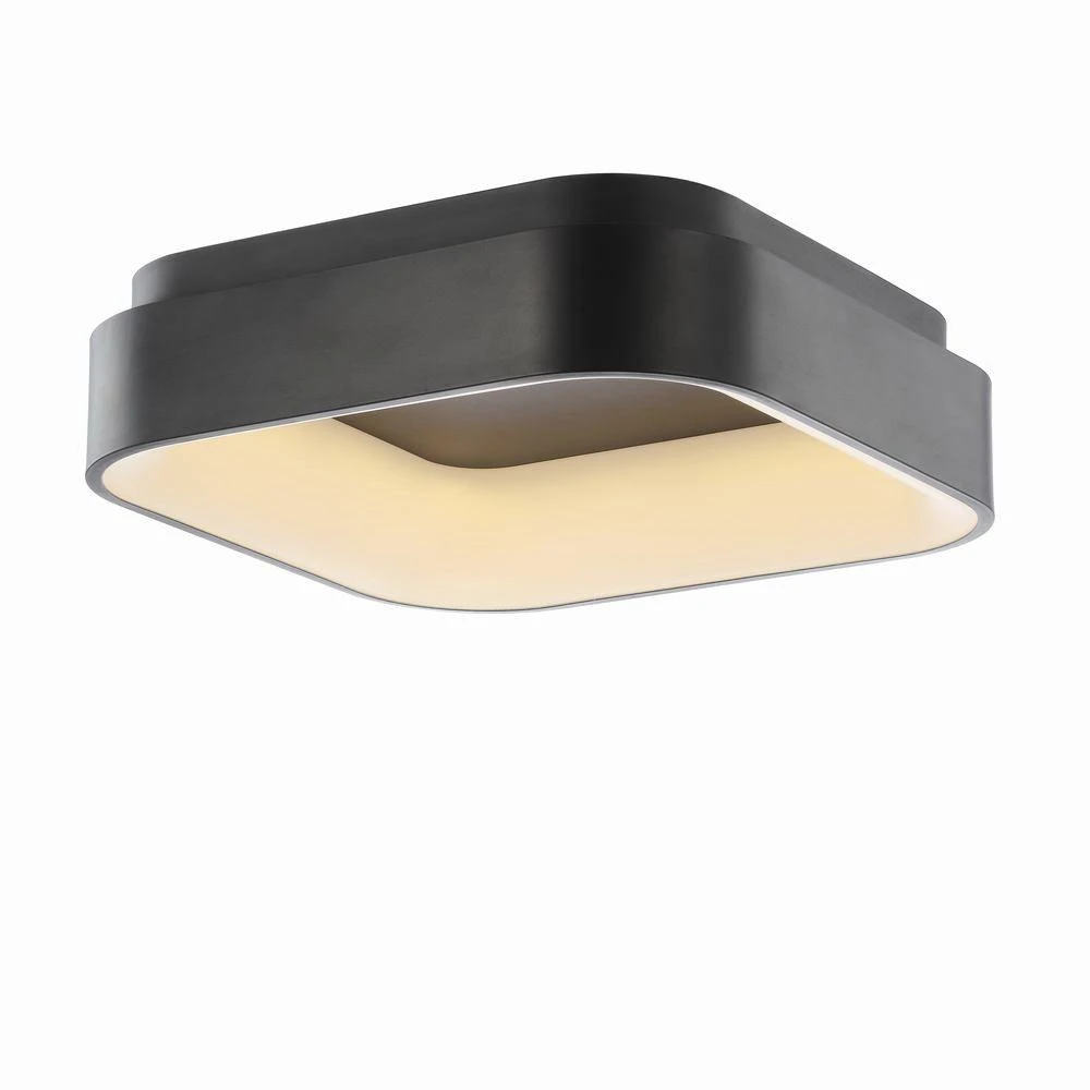 商品JONATHAN Y|Rafael 17.7" Integrated LED  Metal Flush Mount Ceiling Light,价格¥2508,第2张图片详细描述