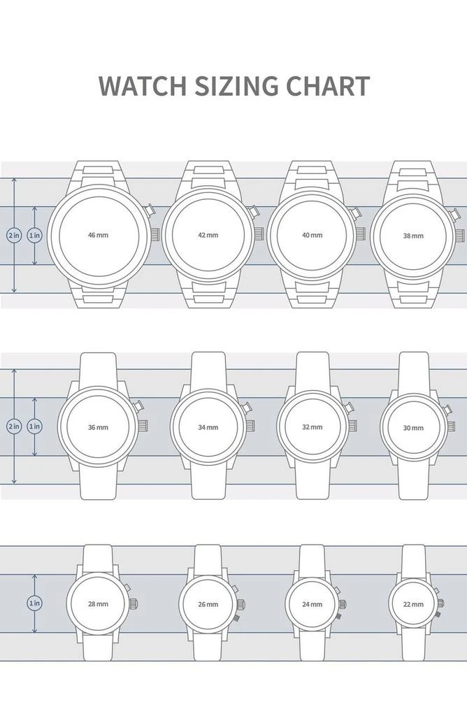 商品Armani Exchange|Men's Initials Bracelet Watch, 49mm,价格¥718,第5张图片详细描述