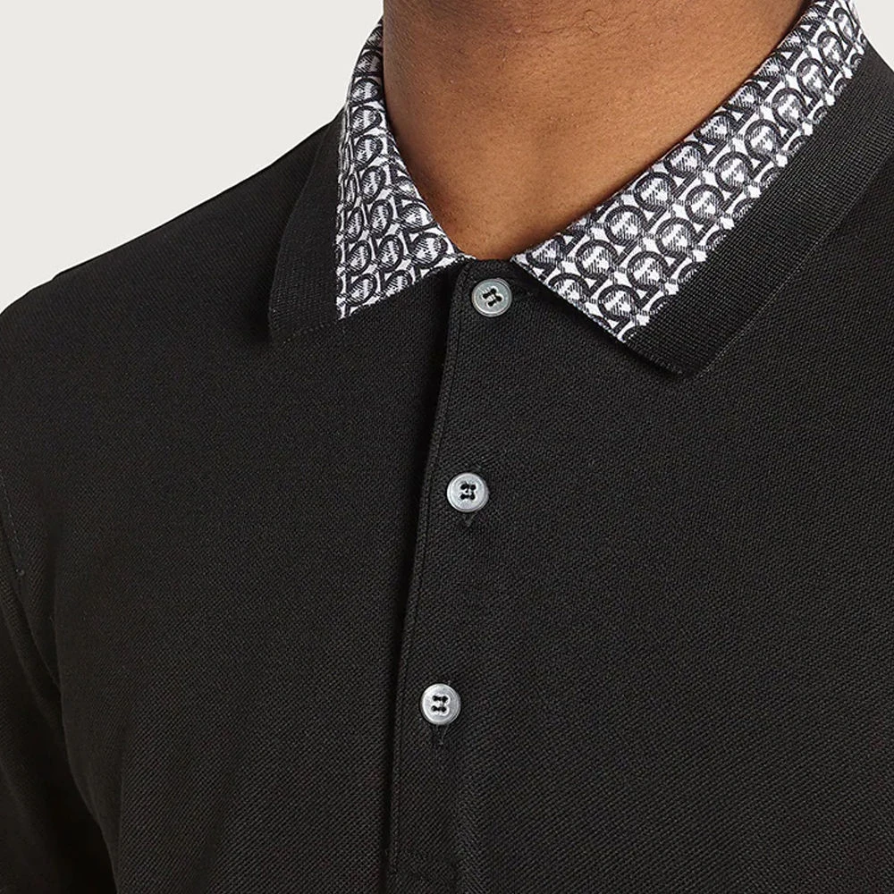 Salvatore Ferragamo 菲拉格慕 黑色男士Polo 12 1835 716909 商品