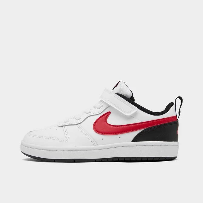 商品NIKE|Little Kids' Nike Court Borough Low 2 Hook-and-Loop Casual Shoes,价格¥298,第1张图片