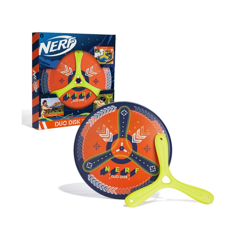 商品Nerf|Boomdisk Two in One Boomerang Frisbee Combo Long Distance Thrower,价格¥74,第1张图片