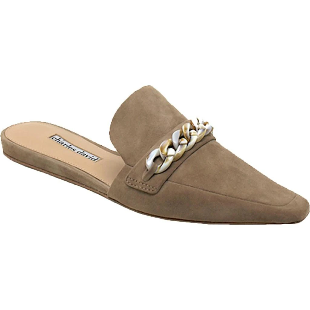 商品[国内直发] Charles David|Charles David Womens Juvenile Leather Slip On Mules,价格¥184,第1张图片