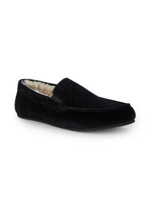 商品Vince|Gomez-B Faux Fur Suede Loafers,价格¥375,第2张图片详细描述
