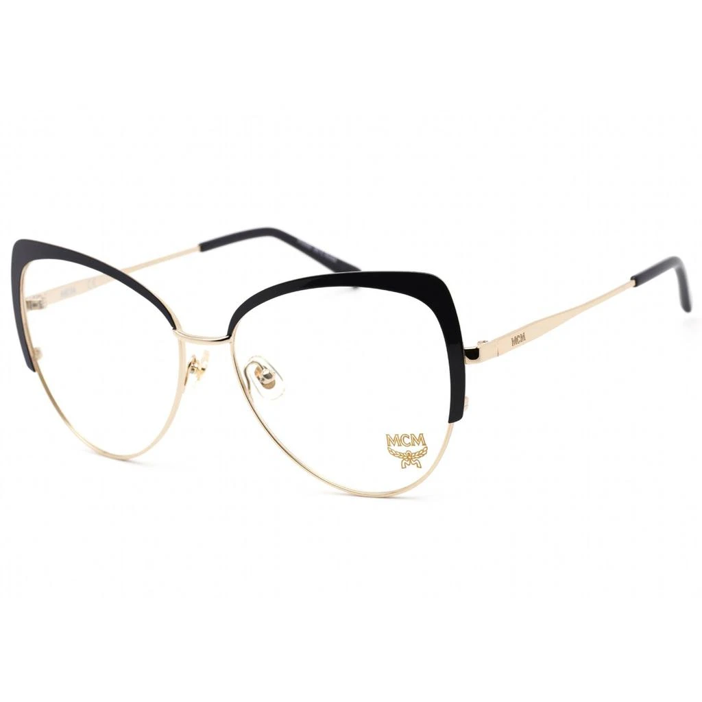 商品MCM|MCM Women's Eyeglasses - Clear Lens Shiny Gold/Violet Cat Eye Frame | MCM2128 750,价格¥432,第1张图片