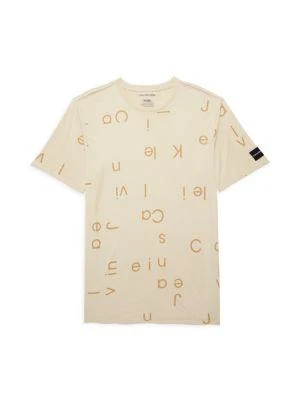 商品Calvin Klein|​Boy’s Cotton Scattered Logo Tee,价格¥74,第1张图片