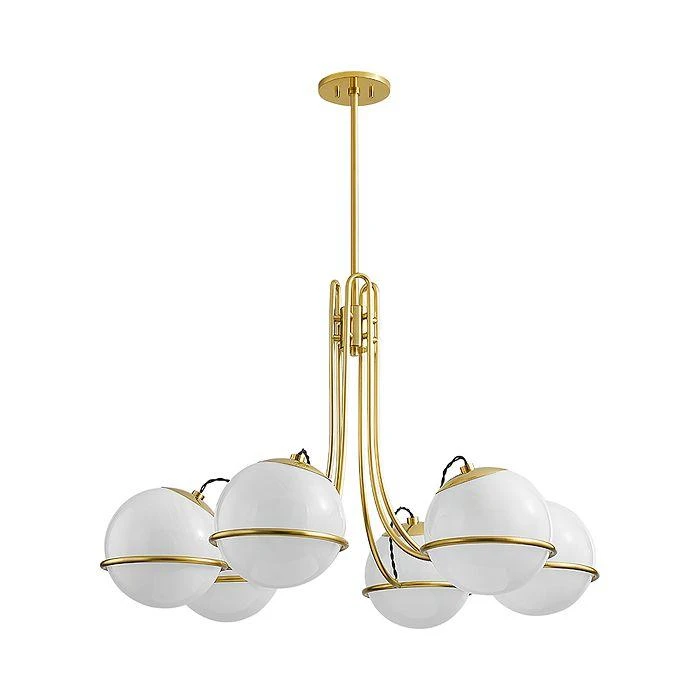 商品Hudson Valley|Hingham Six Light Chandelier,价格¥16332,第3张图片详细描述